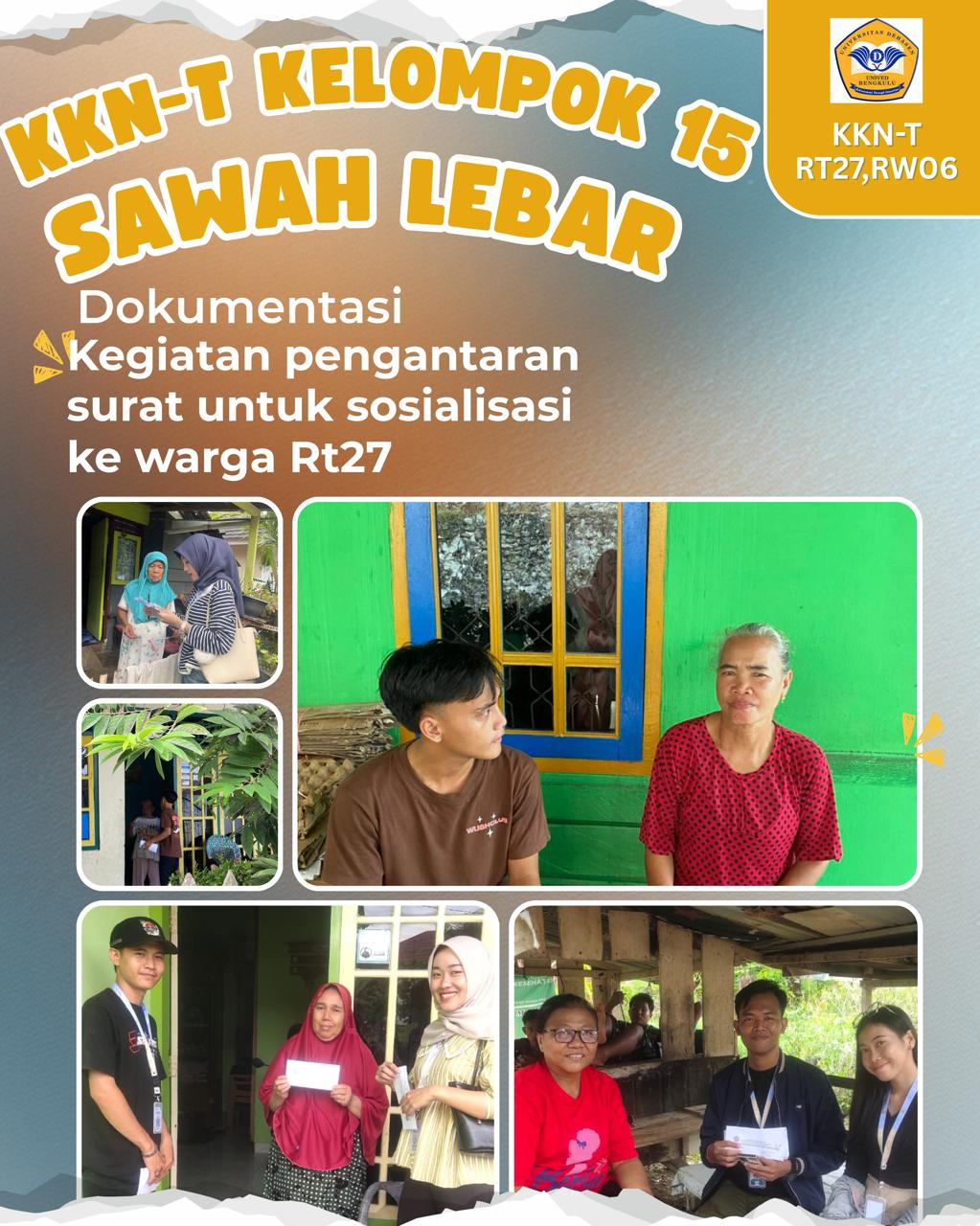 PENGANTARAN SURAT UNTUK ACARA PERKENALAN DENGAN WARGA 
